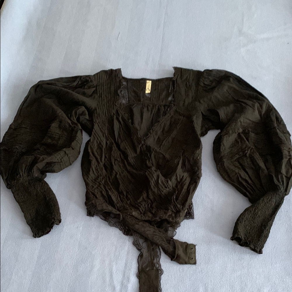 Free People The Eloise Smocked Bodysuit - Picture 9 of 15